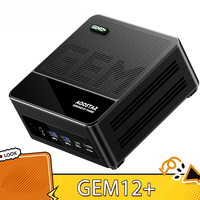 AOSTAR GEM12+ Mini PC | AMD Ryzen 7 Pro 8845HS (8C/5.1GHz), 32GB+1TB SSD, WiFi 6/BT5.2, 2x2.5G LAN, 2xUSB3.2