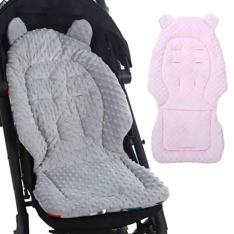 Baby Stroller Cotton Seat Cushion Infant Double-sided Seat Pad Thick Warm Universal Child Cart Mattress Mat Stroller Accessories