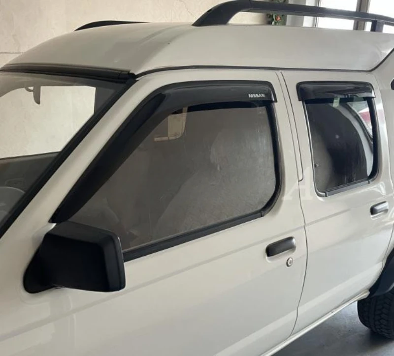 Fit For Nissan Navara NP300 2016-2022 DOOR VISOR  Window Visor Awnings Shelters Sun Rain Wind Deflector