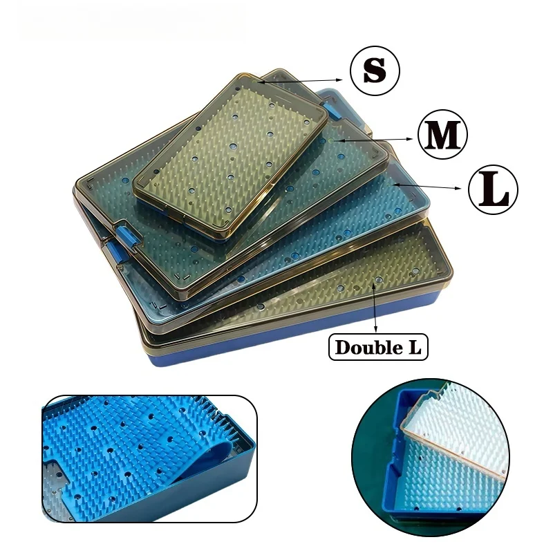 Sterilization Trays, Disinfection Trays for Dental and Ophthalmic Surgical Instruments, Dental Instruments
