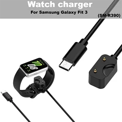 Smartband Charger Adapter For Samsung Galaxy Fit 3 Magnetic USB/Type C charging cable For Galaxy Fit3 SM-R390 Watch charger