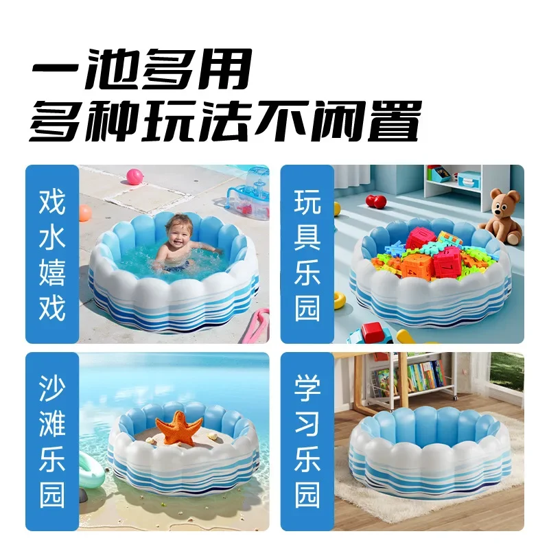 New Petal Inflatable Bath Household Pool