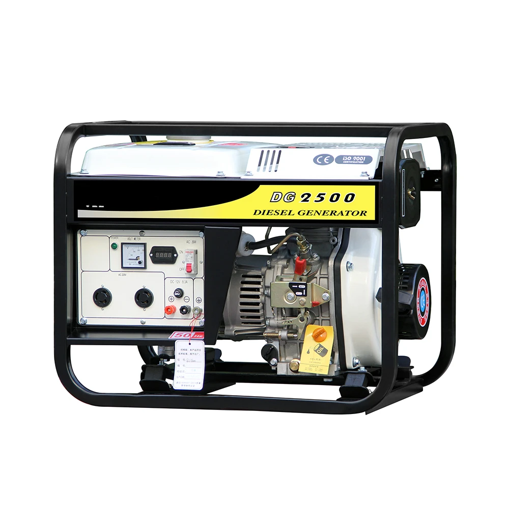 

2KVA power 170F 200cc 220V 230V easy start Generator with white color