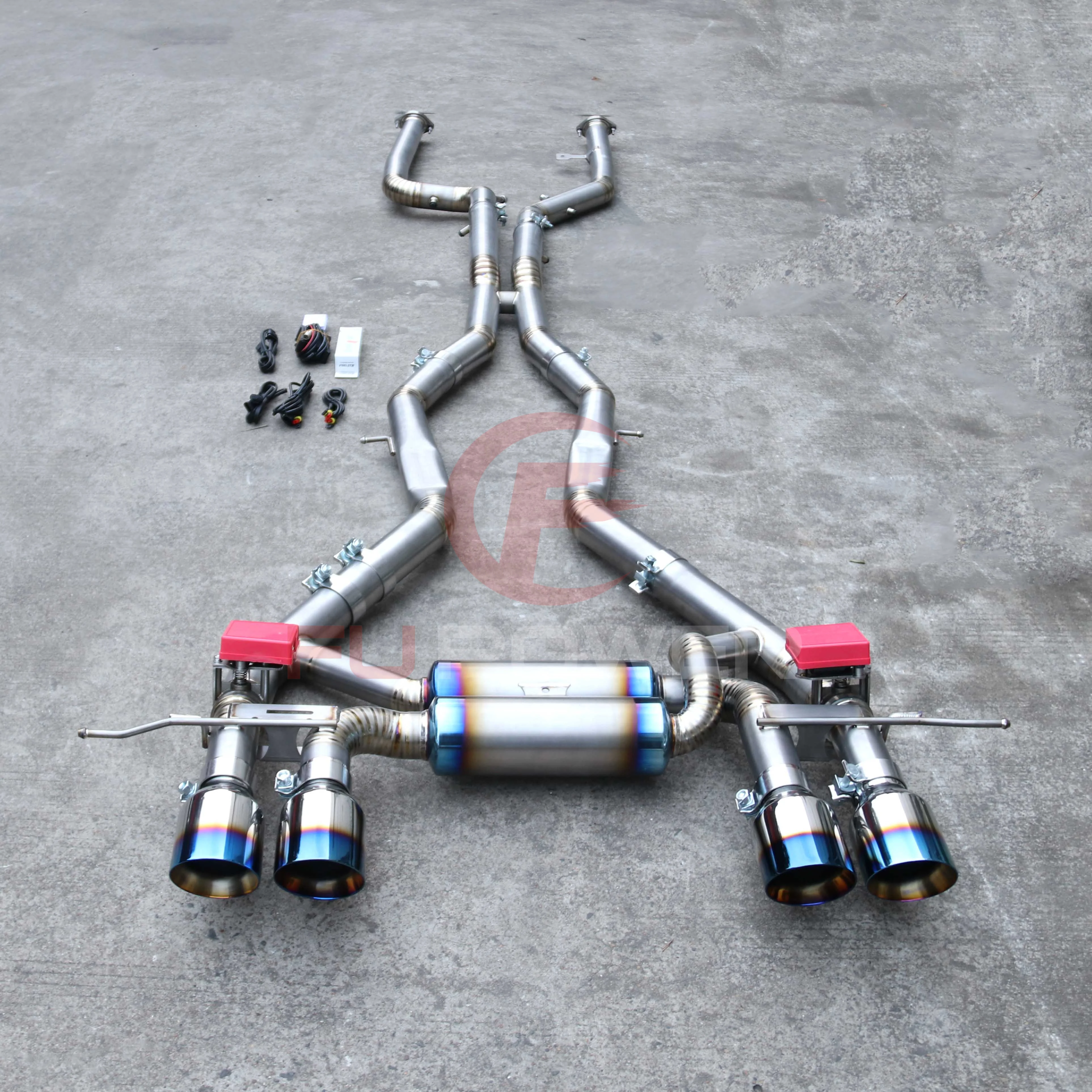 

Exhaust System For BMW M3 M4 G80 G82 3.0T Titanium Exhaust Catback muffler