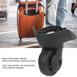 Luggage Mute Wheel A Pair A65 Black Suitcase Mute Wheel Universal Luggage Replacement Outdoor Supplies Mute Suitcase Wheel