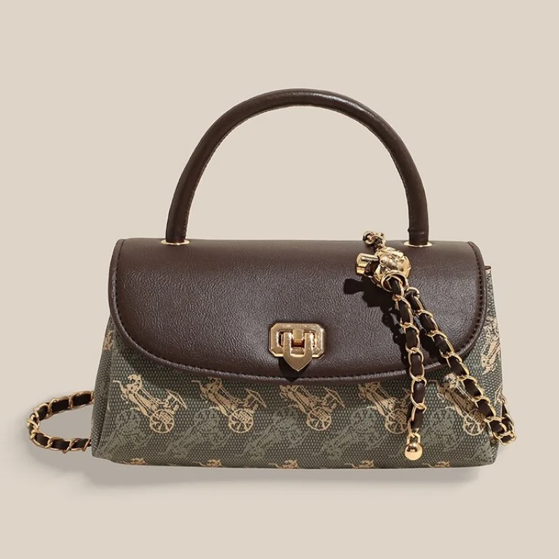 

Women's Handbag Made Of Pineapple-Patterned Leather Boasting Designer Inspired And Paris Commuter Vintage Look