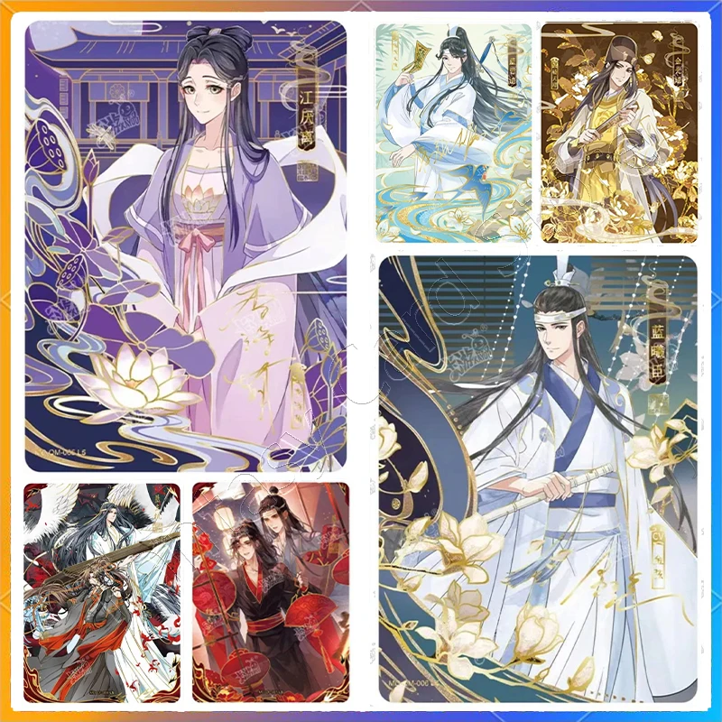 Original KAYOU Animation MoDaoZuShi Cards QM card Drunk Dreams Wei Wuxian Lan Wangji Signature Card Collection Card Master Devil