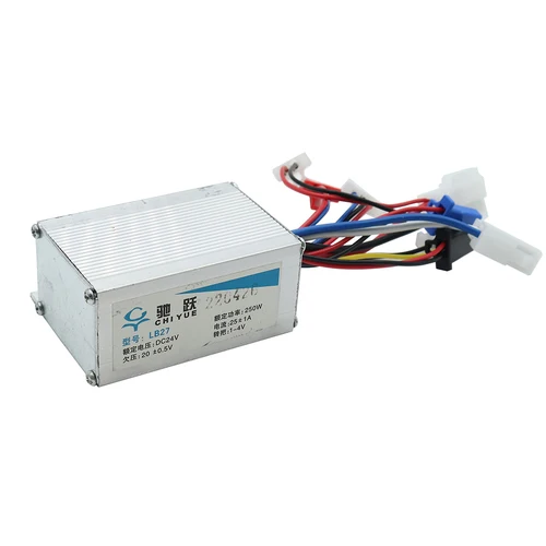 Imagen 2 del producto Controlador cepillado para bicicleta, Kit de agarre del acelerador, 24V, 36V, 48V, 250W, 350W, 500W, juego de reequipamiento para controlador de bicicleta eléctrica