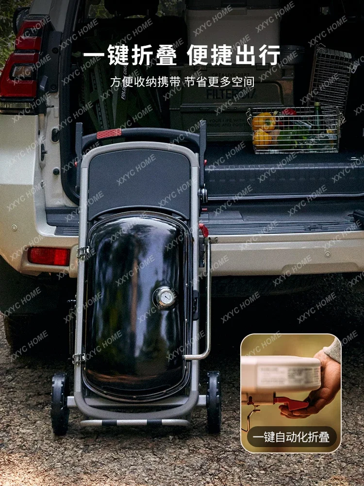 

Outdoor Gas Barbecue Stove Home Courtyard Villa Portable Barbecue Grill
