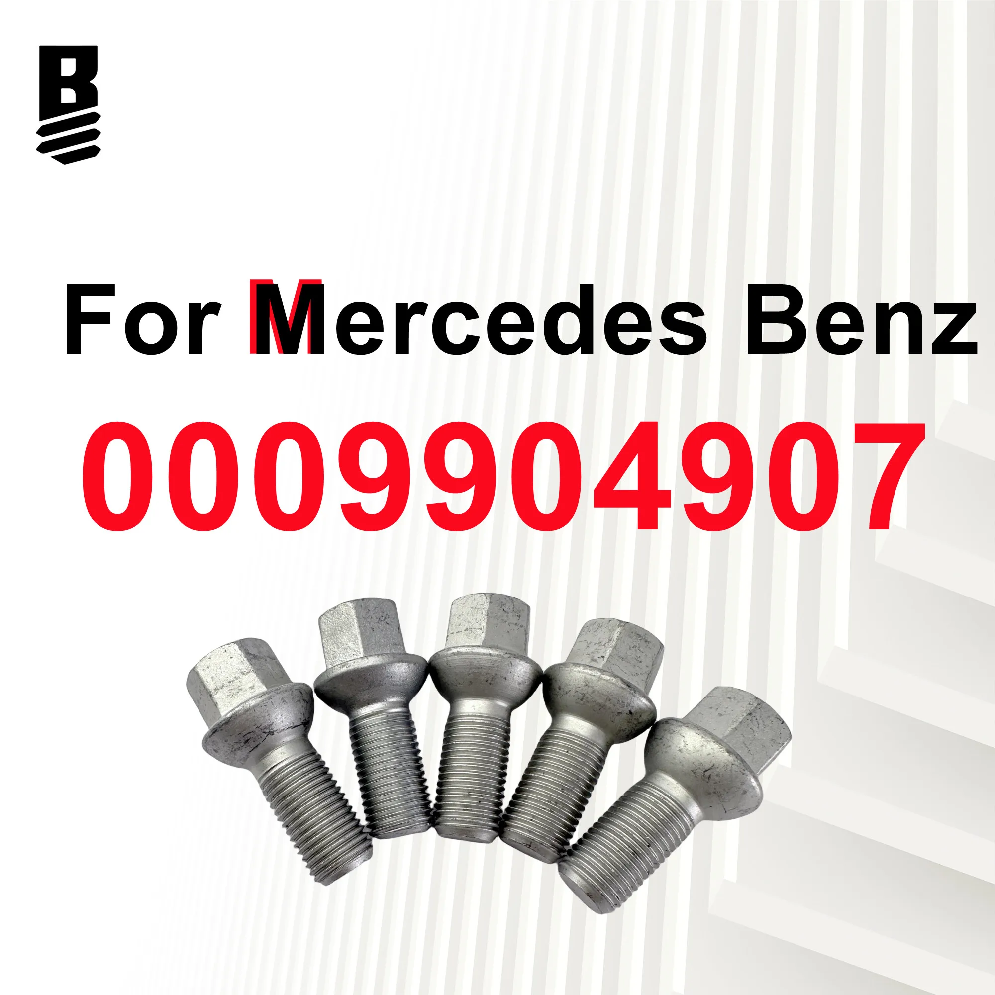 0009908307 0009904907 0009907207 2114010370 BOLT BOSS Bolts for Mercedes-Benz Grade C Class E GLA GLC S Class EQC CLA CLS