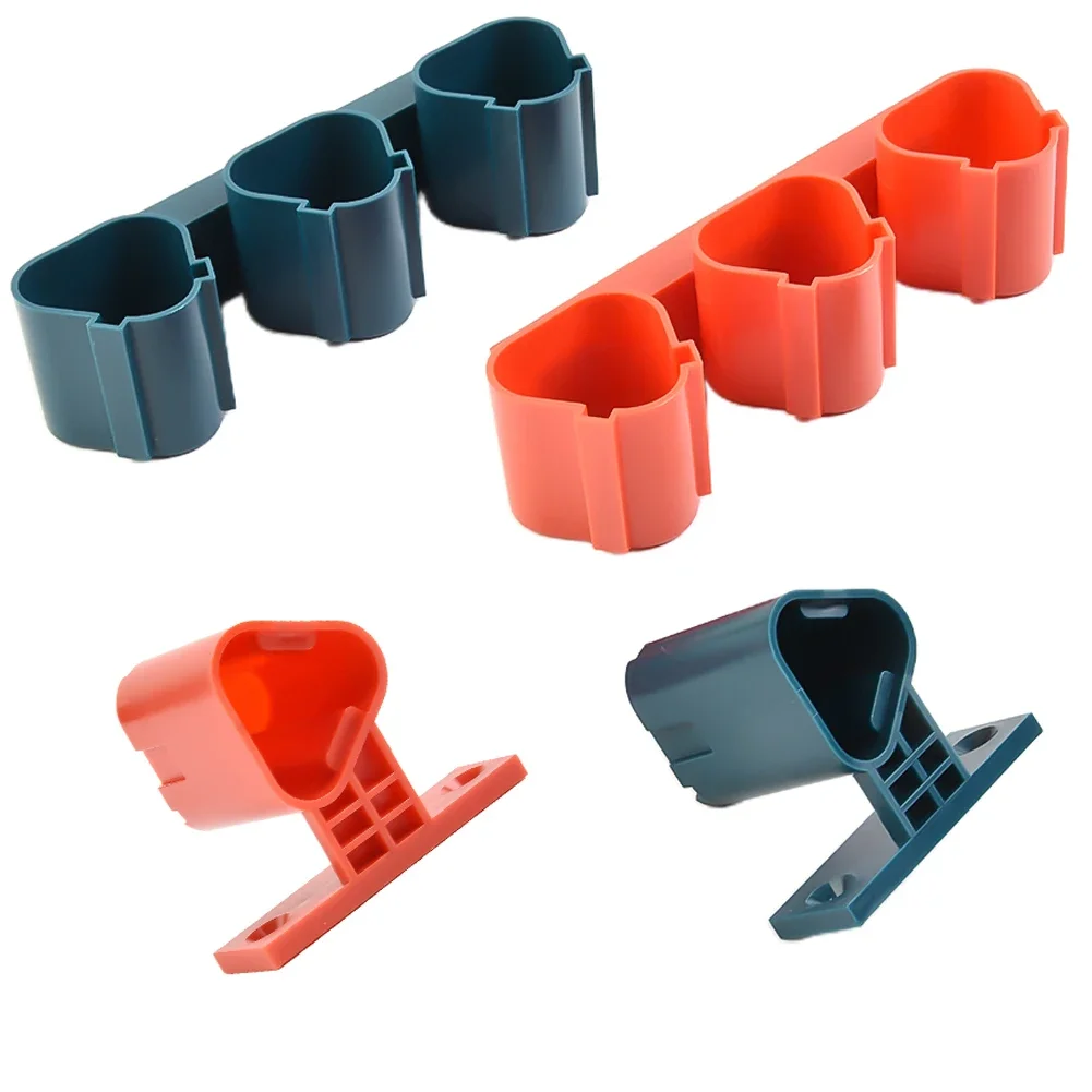 

High-Quality Materials New Practical Battery Holder 1PC Batteries Blue/Red Plastic 1/3 Slots Workshop Equipment