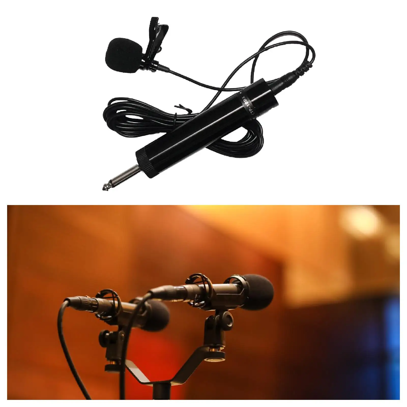 ميكروفون مضخم صوت سلكي للتعليم ، وطية صدر للمساعدة في التدريس ، والتحدث ، والكلام ، والمرشدين السياحيين ، والمدونين