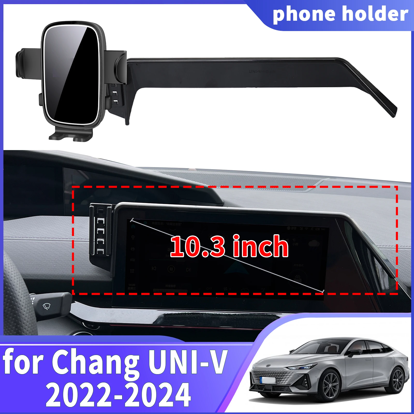 

fit for Chang UNI-V UNIV 2022 2023 2024 Navigation Phone Holder Mount Customized Car accessoires