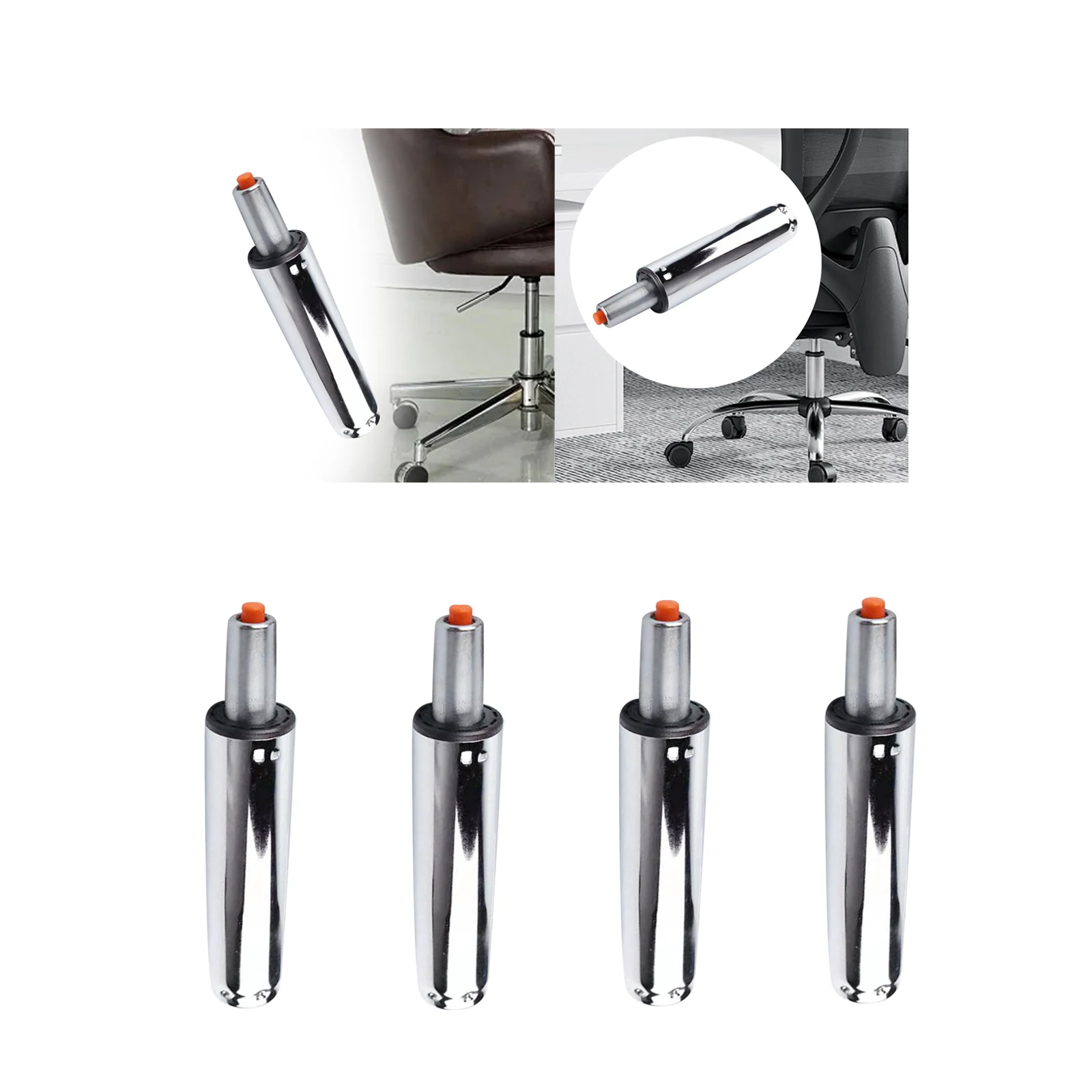 Chair Gas Lift Cylinder Heavy Duty Pneumatic Support Replaces Chair Accessory for Kitchen Cafe Home Dining Room Swivel Chair