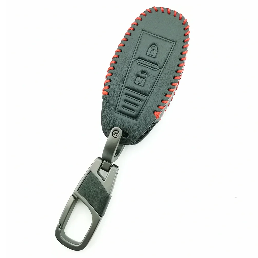 Capa de couro de luxo Smart Car Key, protetor de bolsa, caso, apto para Suzuki Baleno, Ertiga, Ciaz, Ignis, Kizashi, Swift, SX4, S-Cross, Vitars, 2024