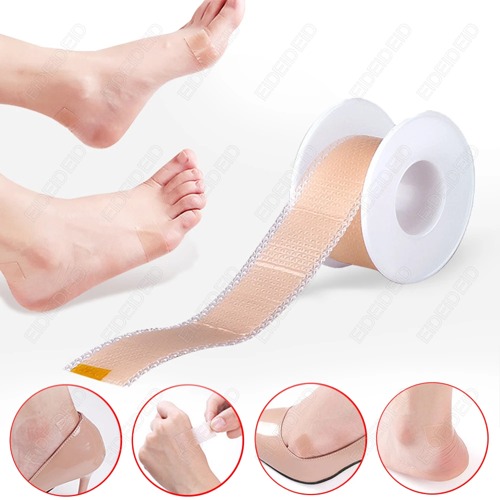 1/2 PCS Unisex Silicone Gel Heel Protectors Adhesive Blister/Anti-wear Pads Heel Liner Cushion Grip Foot Care Relief Unisex
