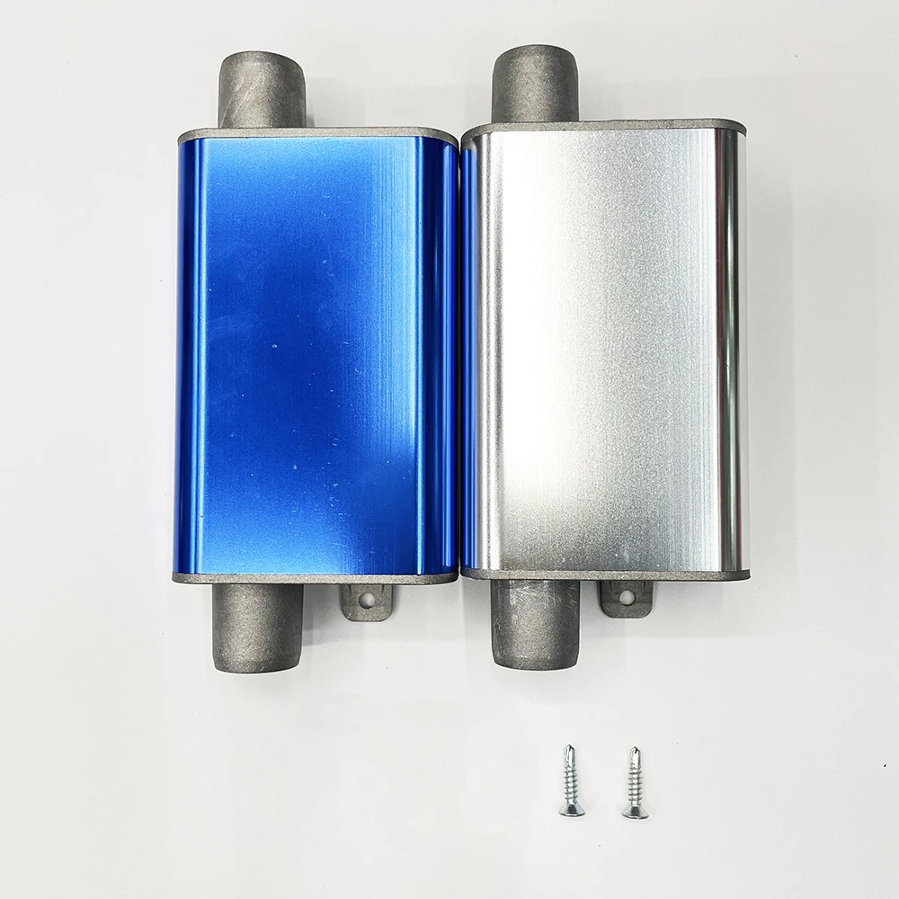 자동차 주차 히터 발전기 머플러 24mm 알루미늄 합금 배기 머플러 히터 배기 머플러 클램프가있는 소음기 파이프