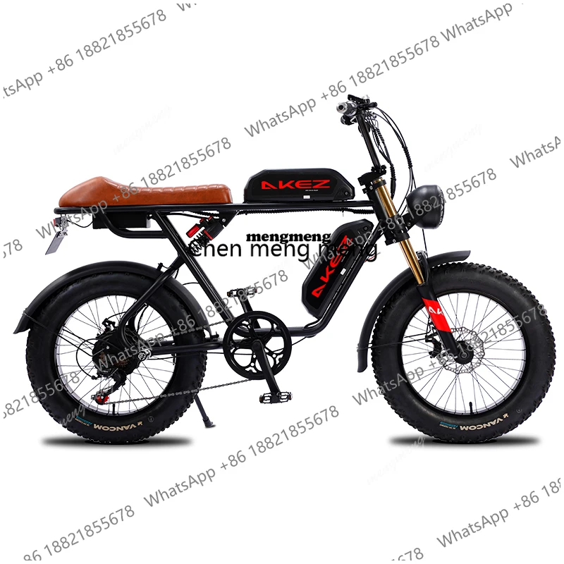 Practical Hot Sale 750W Aluminum Alloy Tube Shoulder Shock Absorption Electric Bike with 48V Motor 20 Inch Fat Tire Ebike