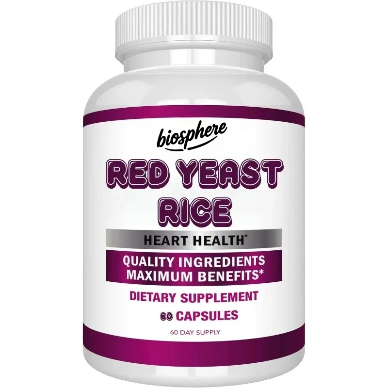 Red yeast rice extract 1200mg -60 vegetarian capsules