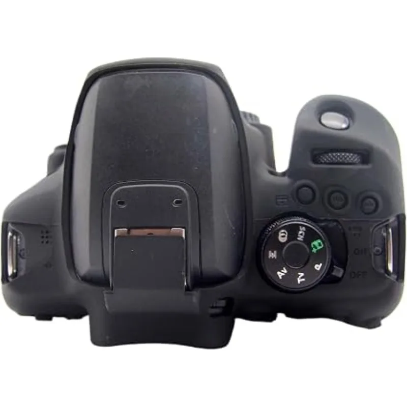 For Canon 850D Soft Silicone Armor Camera Body Case Micro-single dust-proof storage bag SLR camera bag + 1PCS Free Tempered Film