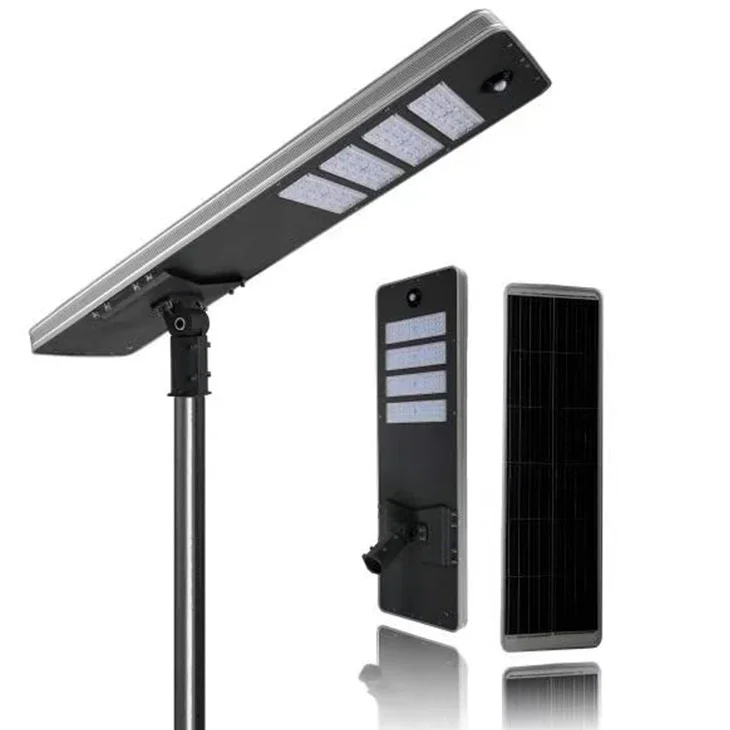 

6m Pole 30w Led Lamp 160lm/w With Motion Sensor And MPPT Controller Ip65 Lithium Battery Mono Solar Panels For Street Light