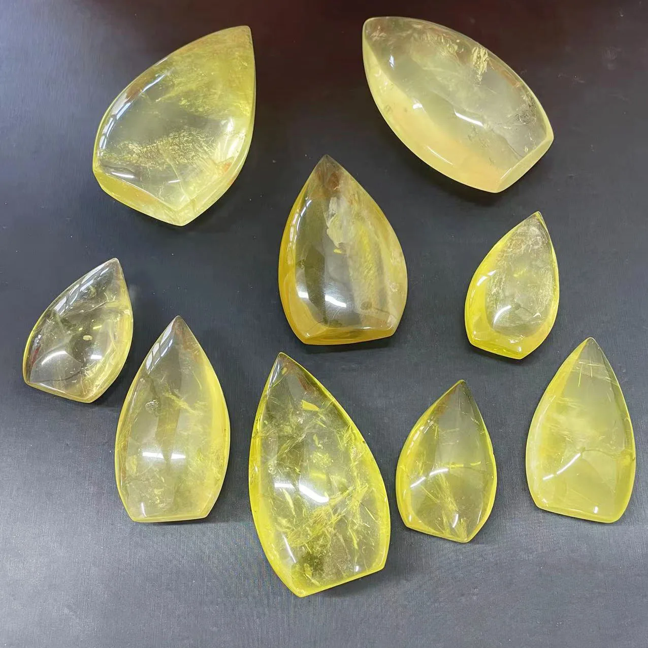 Healing Natural Crystals Citrine Free form Reiki Stone Crafts For Meditation