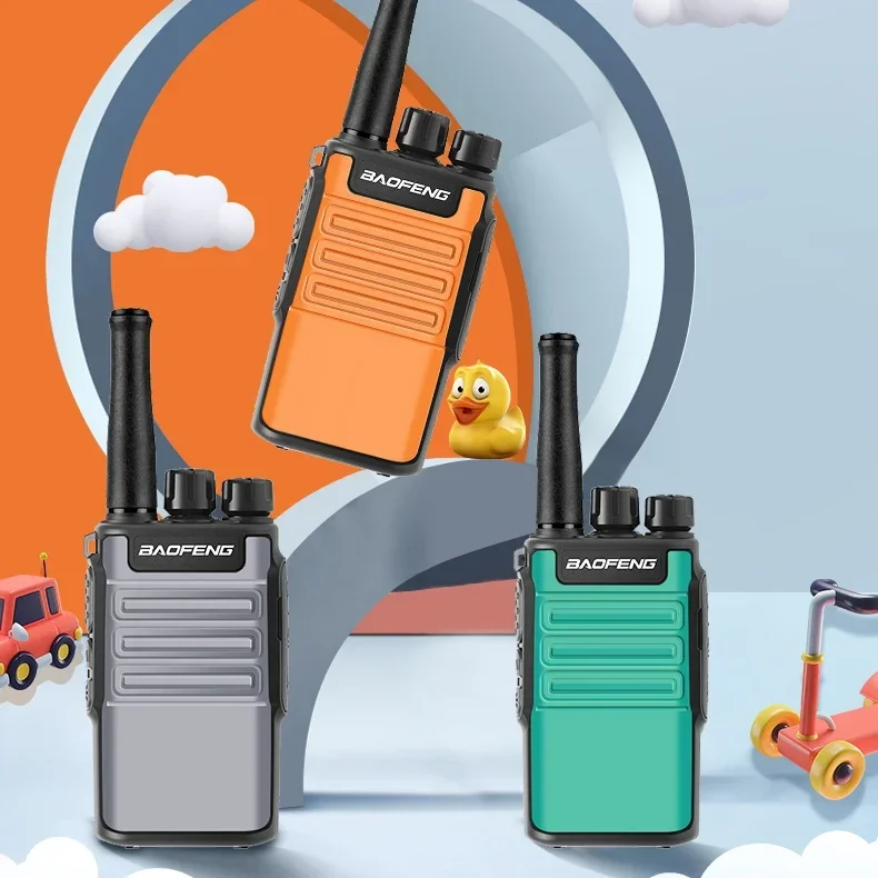 Baofeng BF-V8 جهاز اتصال لاسلكي صغير 5 واط طويل المدى UHF 400 ~ 470 ميجا هرتز الاطفال اتجاهين راديو نوع-C تهمة للأطفال هدية عيد ميلاد ألعاب أطفال