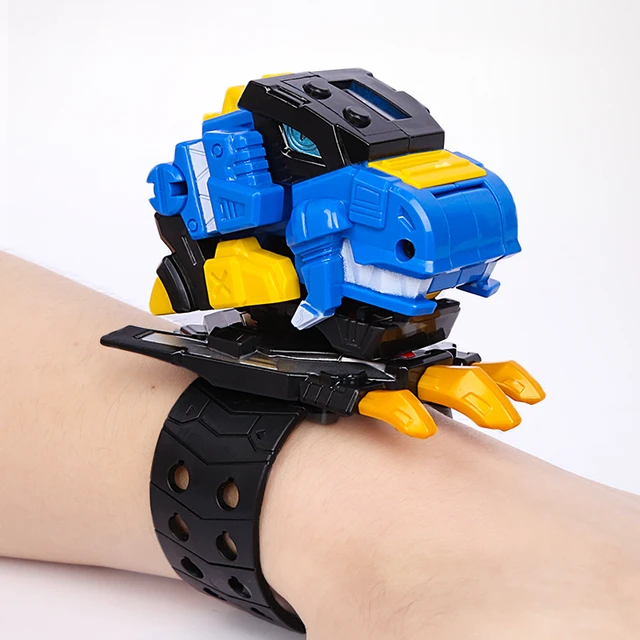 Mini Reloj Transformer De Deformacion De Poder De Superdinosaurio Juguete De Figuras De Fuerza Para Ninos Rompecabezas Mecha De Dragon Transformador robot AliExpress