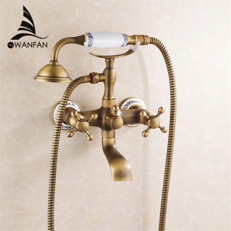 

Bathroom Shower Faucet Bathtub Sink Faucet Wall Bath Shower Faucet Set Waterfall Water Mixer Bath Sink Faucet Mixer 6761AF