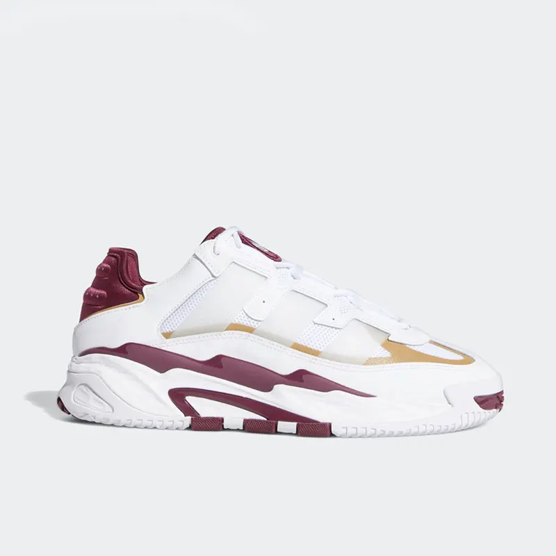 

Adidas оригинальные мужские износостойкие классические спортивные туфли Trefoil NITEBALL S24141