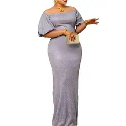 African Dresses for Women Traditional African Half Sleeve Party Evening Long Maxi Dress African Robes Dashiki Africa Clothing