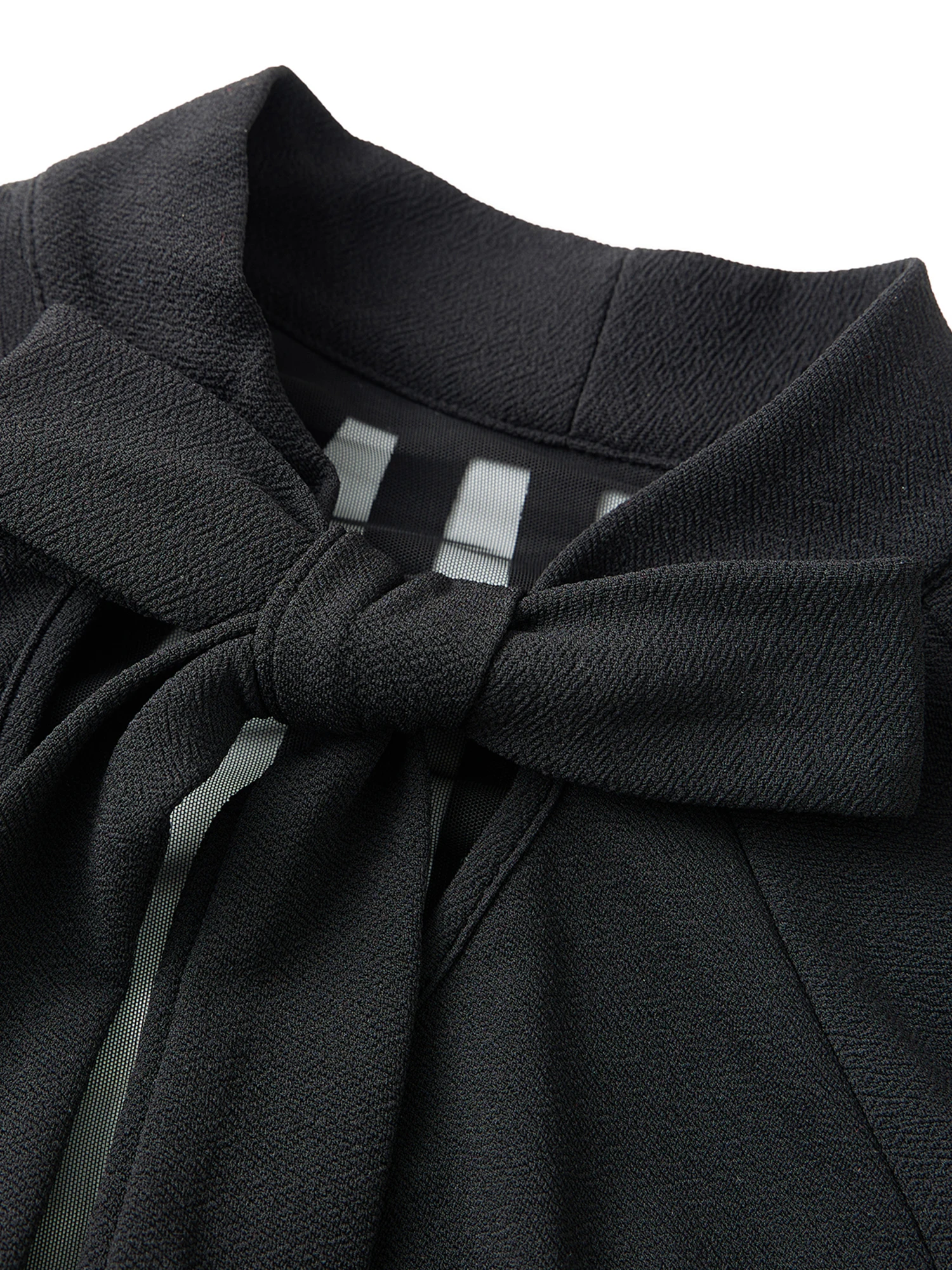 

Women s Fashion Long Sleeve Tie-up Loose Solid Color T-shirt for Casual Daily Wear in Autumn Streetwear Style