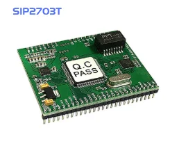 وحدة شبكة الصوت SIP2701T تدعم البث POE OEM والاتصال الداخلي ثنائي الاتجاه