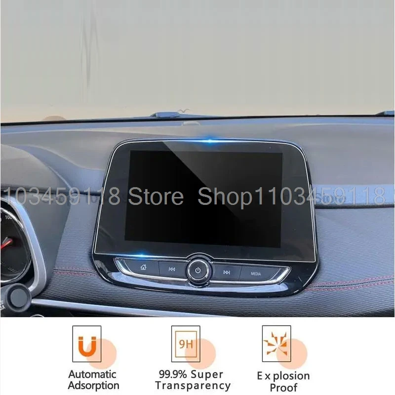 Tempered glass screen protector For chevrolet tracker 2020 2021 2022 8inch car radio gps navigation anti-scratch accessories