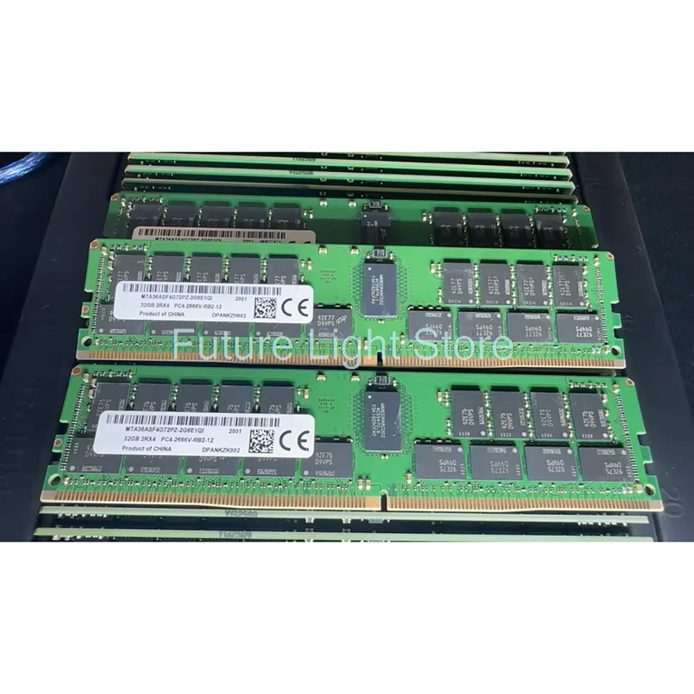 

1Pcs RAM MTA36ASF4G72PZ-2G6E1QI 32G 32GB 2RX4 PC4-2666V 2666 DDR4 ECC Server Memory
