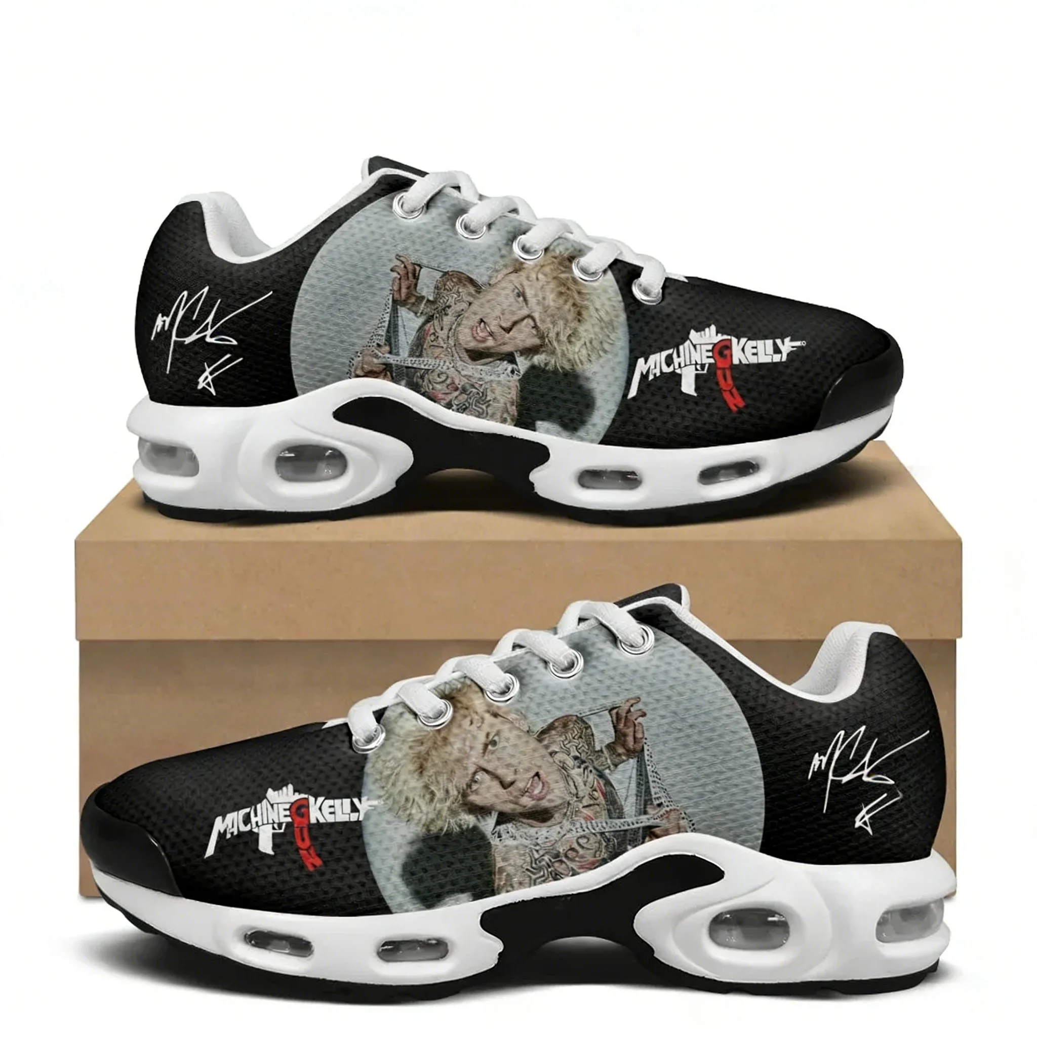 

Кроссовки M-Machine Gun K-Kelly MGK с воздушной подушкой, мужские и женские, спортивная обувь, легкие, для походов, альпинизма, повседневные, на заказ