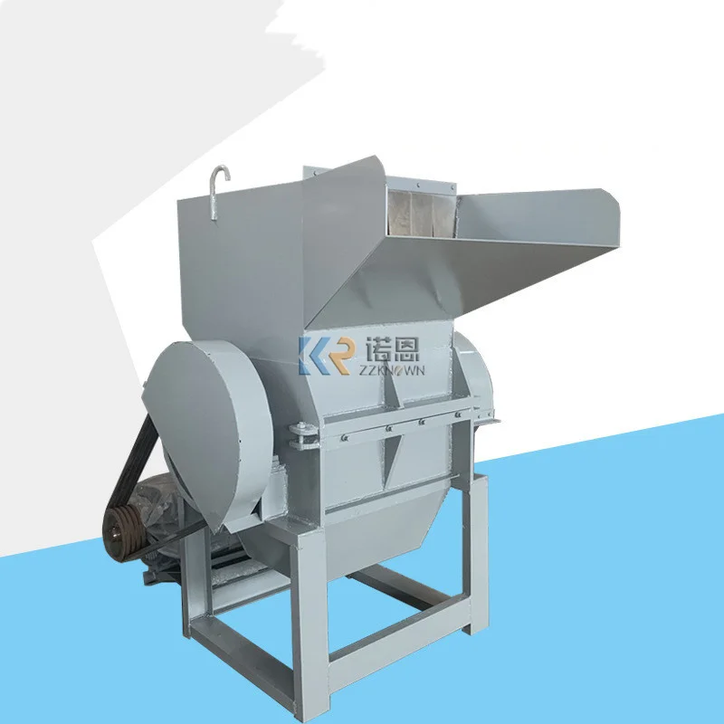 Poderosa máquina de reciclagem de plástico, triturador, máquinas de esmagamento, sacos de plástico, garrafas, frascos, tubos, máquina trituradora desfiada