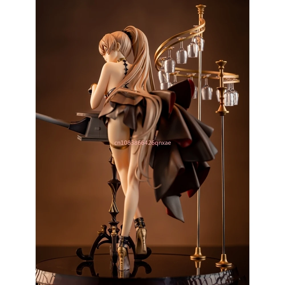 

In Stock Azur Blue Route Peripheral Dresses Jean Bar Figure Game Animation Model Toy Gift Collection