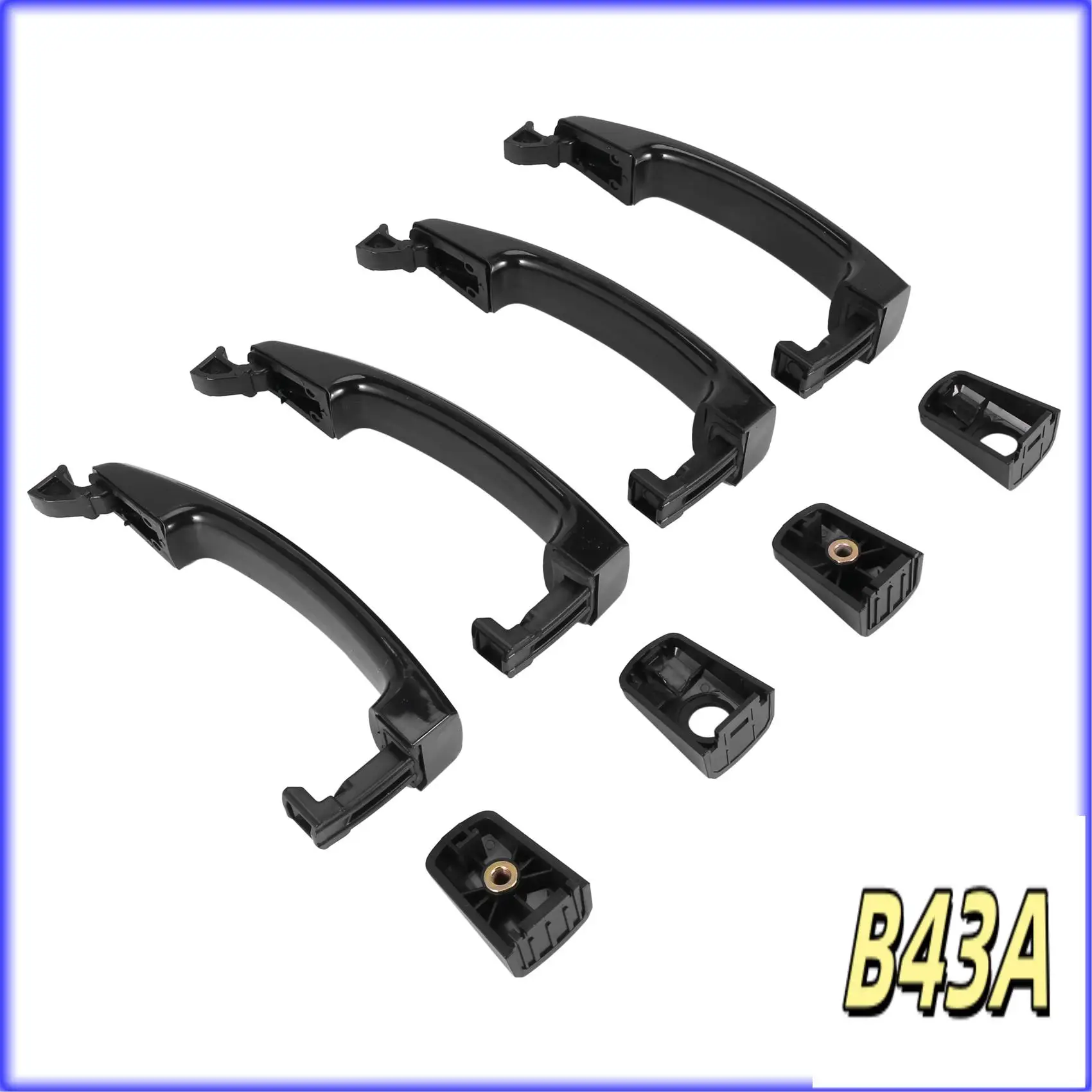 

Sp-For Aveo 2007 2008 2009 2010 2011 4 Pcs/Set Front Rear Left & Right Exterior Outside Door Handle 96468254 25972958