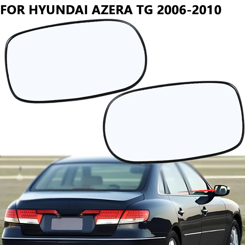 Car Rearview MirroWith Heated For Hyundai Azera TG 2006-2010 Door Rear Side Mirror Lens Glass 87611-3L700 87621-3L700 ﻿