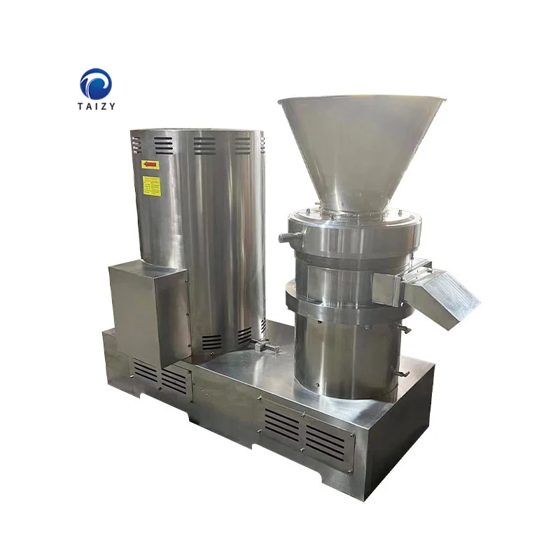 Fruits Vegetables Sauce Grinder Tomato Garlic Pepper Nut Paste Grinding Equipment Colloid Mill Peanut Butter Making Machine