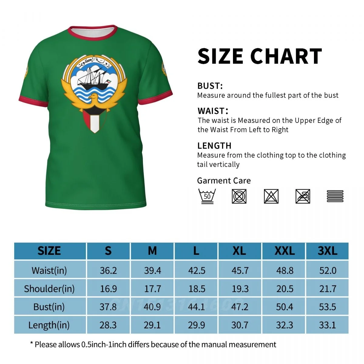 2025 اسم مخصص رقم الكويت علم الدولة تي شيرت الملابس تي شيرت الرجال النساء تيز القمم لمحبي هدية الولايات المتحدة الحجم #5