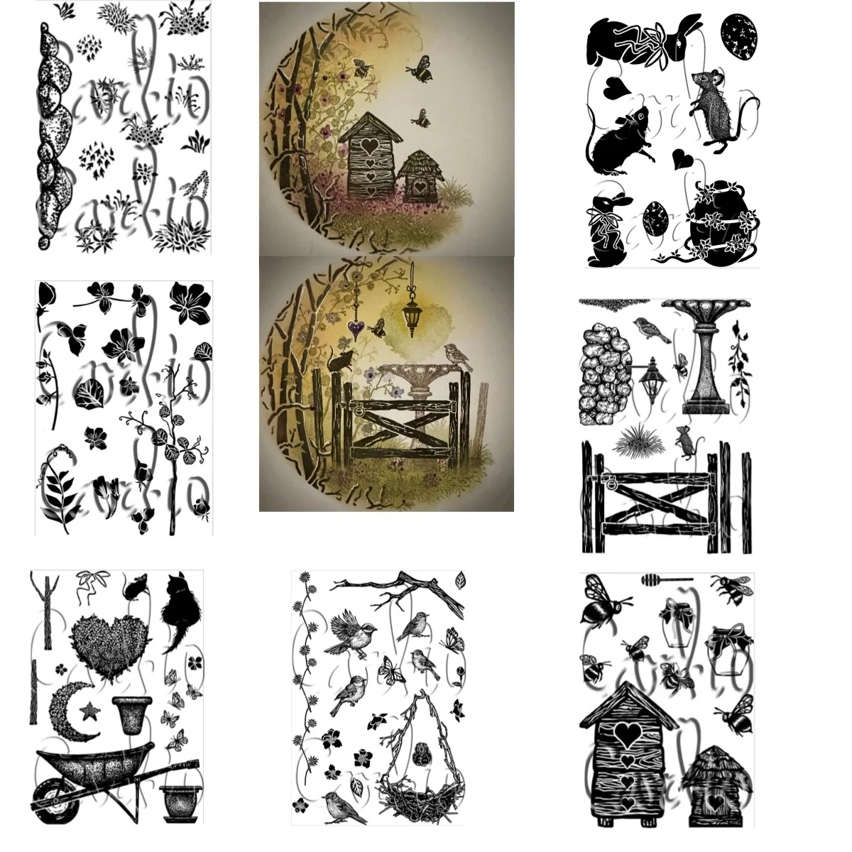 July 2026 New Christmas Joy Collection Snow Clear Stamps Stencil for DIY Making Card Scrapbook Embossed Paper Stamps Supplies image 3