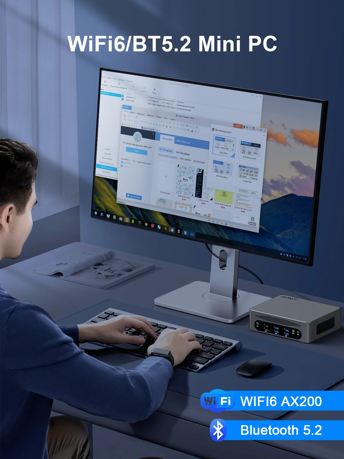 

Ультракомпактный мини-ПК HYSTOU: серии Intel U/P 13-го поколения, двойная локальная сеть 2,5G, Thunderbolt 4, двойное хранилище для офисной и творческой работы