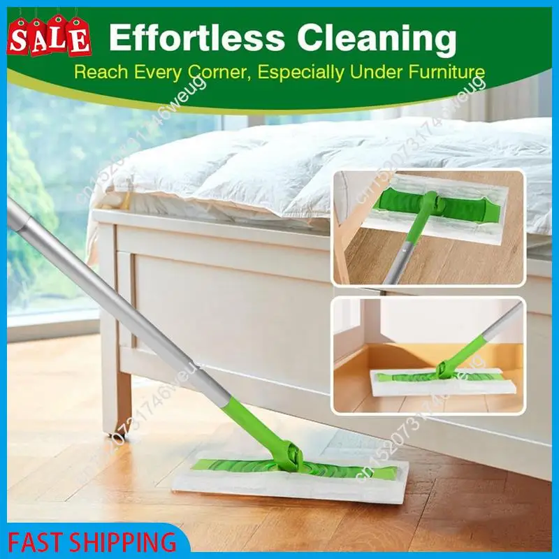 XFDZ-120PCS Dry Dustcloths Sweeper Disposable Duster Refill Pads For Floor Mopping And Cleaning