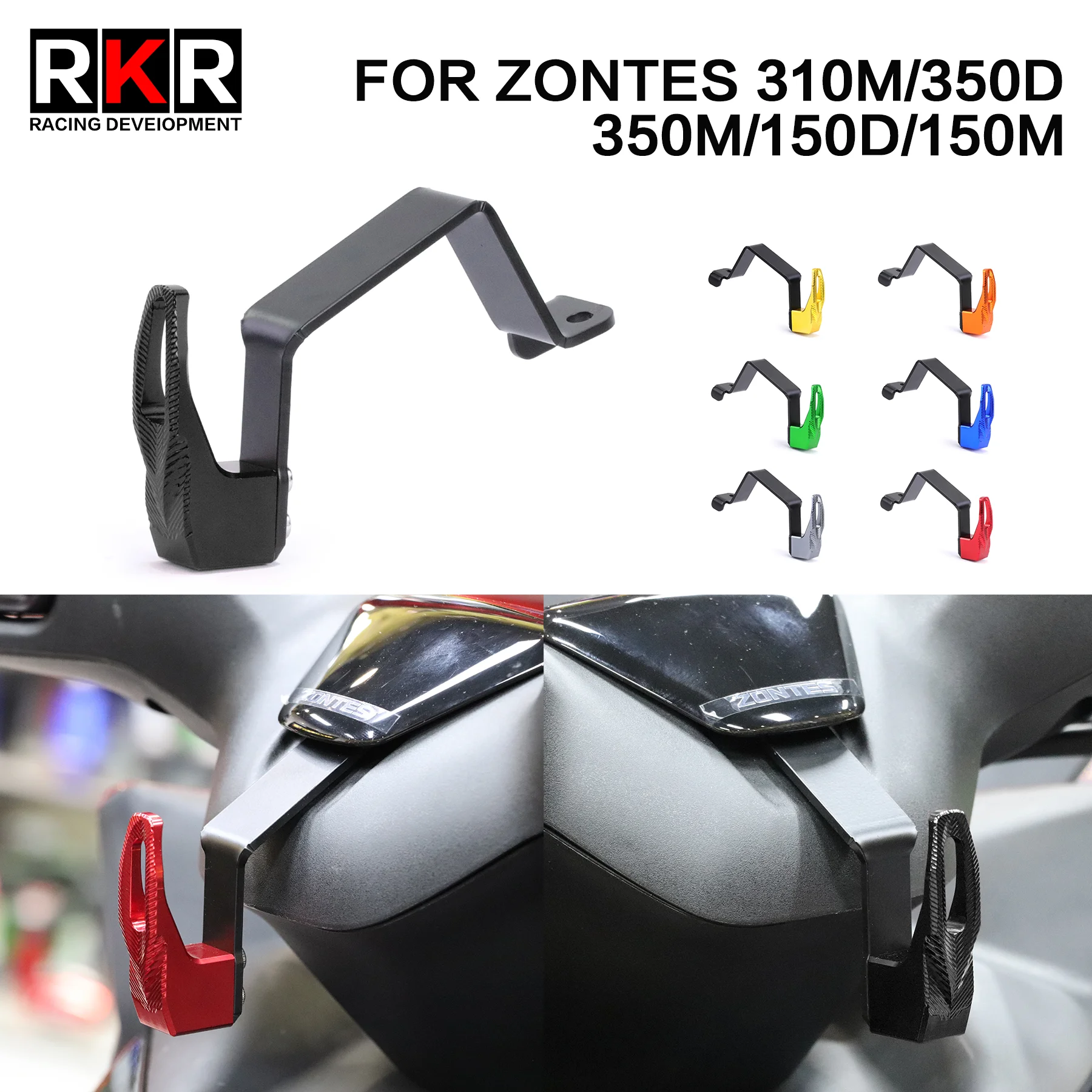 Motorcycle Accessories Luggage Hook CNC Helmet Hook Scooter Luggage Bag Bottle Hanger Holder For Zontes 310M 350D 350M 150M 150D