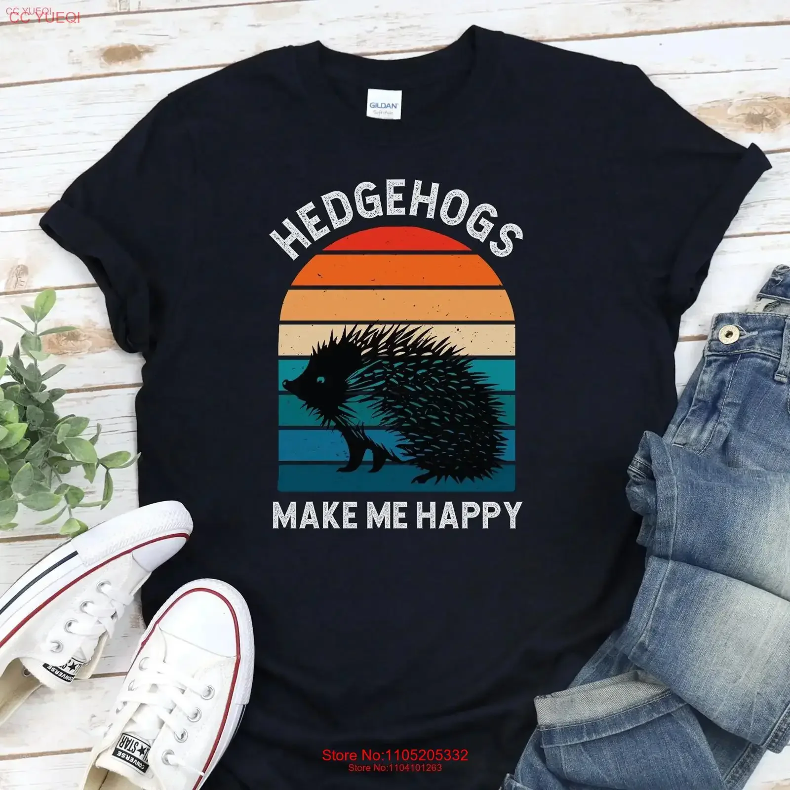 

Милый подарок в виде ежака для мужчин и женщин Make Me Happy рубашка Lover T Animal Wild винтажный стираный топ для повседневной носки