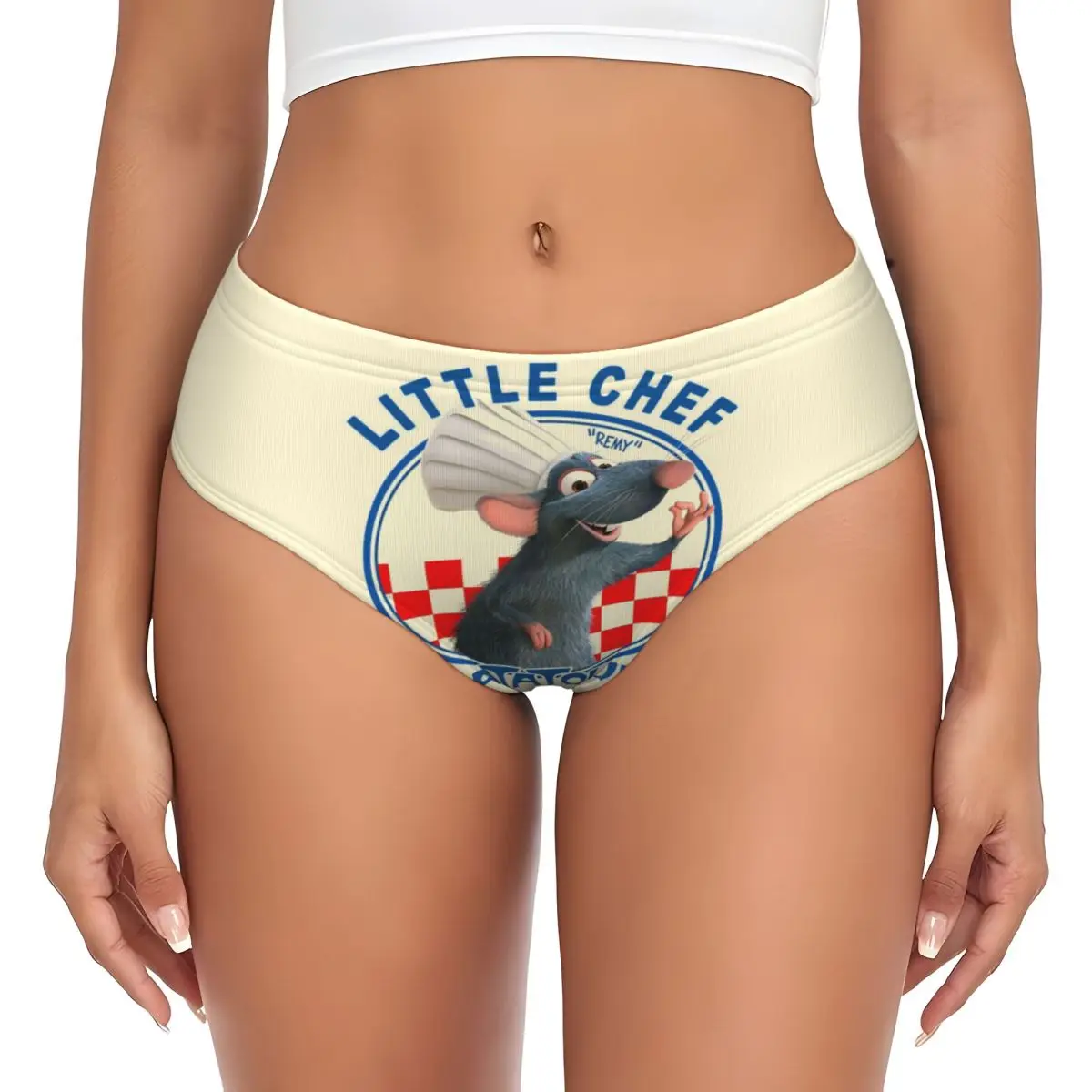 مخصص راتاتوي أنيمي الكرتون سراويل قصيرة النساء تمتد الملابس الداخلية