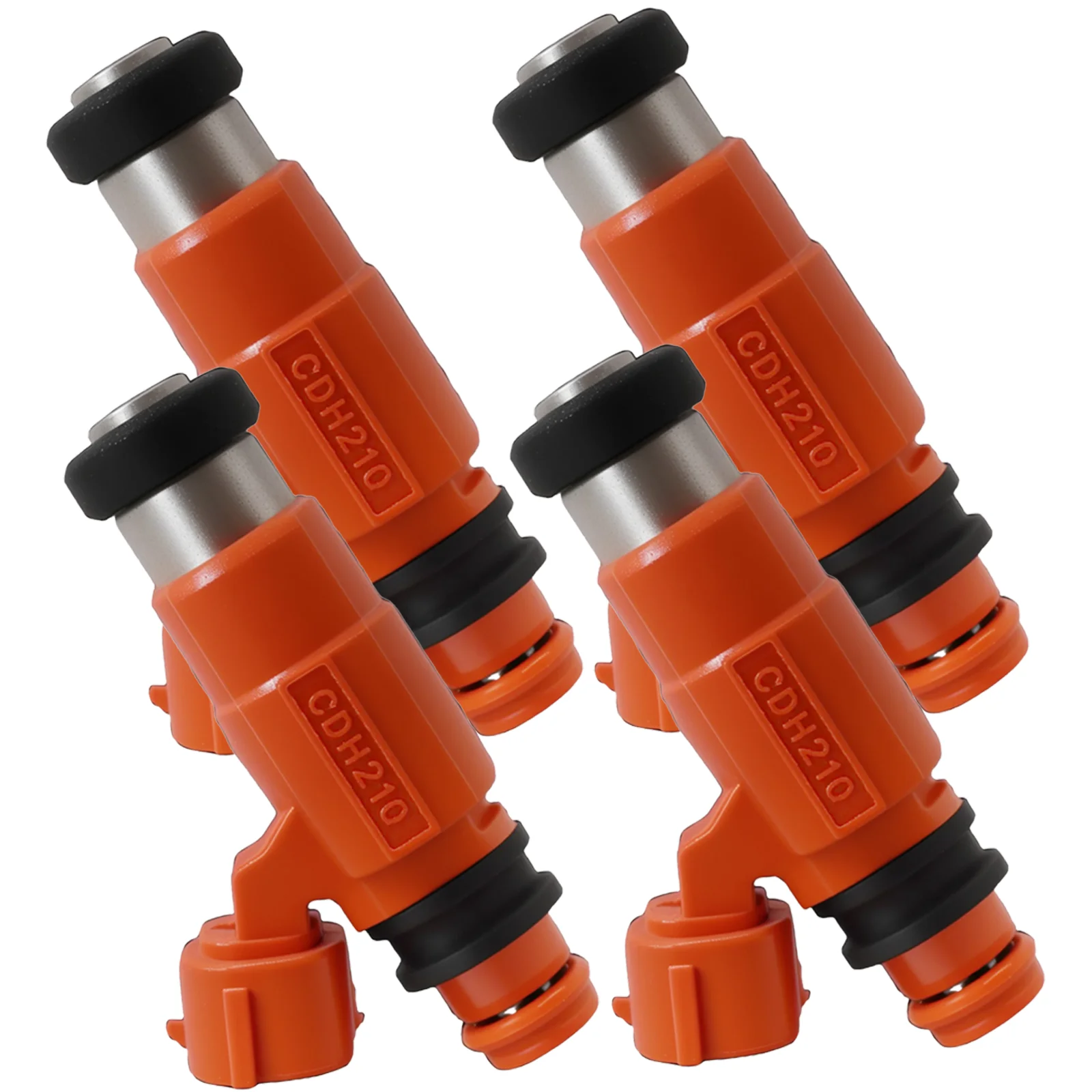 4PCS Fuel Injectors for Yamaha F115 HP Outboard 2000-2011 Suzuki Mitsubishi 68V-8A360-00-00 CDH210 INP-771 15710-65D00 NEW