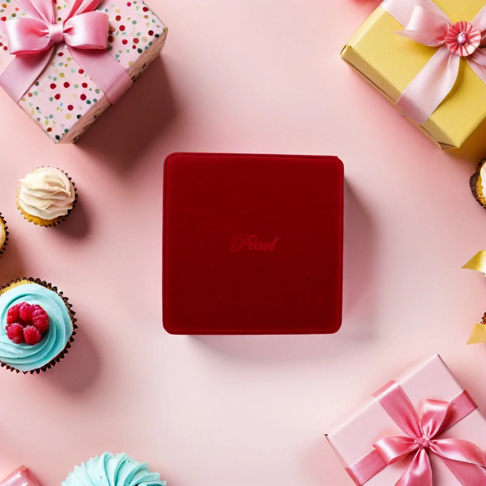 

Коробка для жемчужного ожерелья, 7,31 дюйма, футляр для хранения и демонстрации ювелирных изделий, органайзер для путешествий, для свадьбы, домашнего декора, коробка для ожерелья